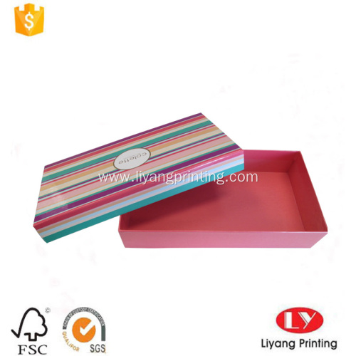 Scarf Paper Packaging Gift Box With Lid